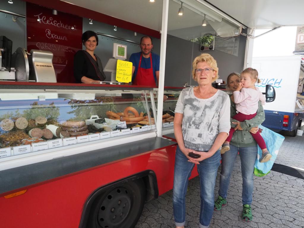 Metzgerei Gemein auf dem Wochenmarkt in Bad Bodendorf